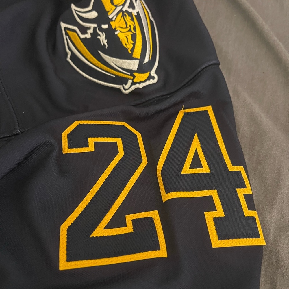 CCM FreeStyle Gold & Blue Hockey Jersey - Picture 7 of 9